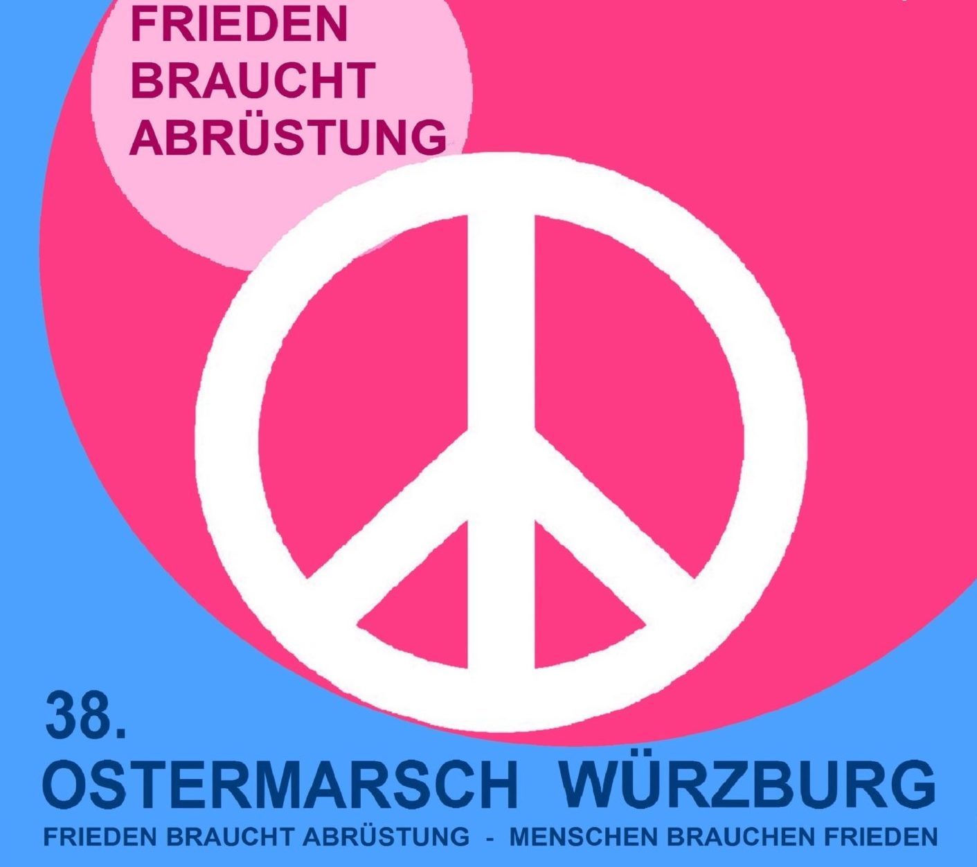 Einladung zum 38. Würzburg Ostermarsch am 03.04.2021